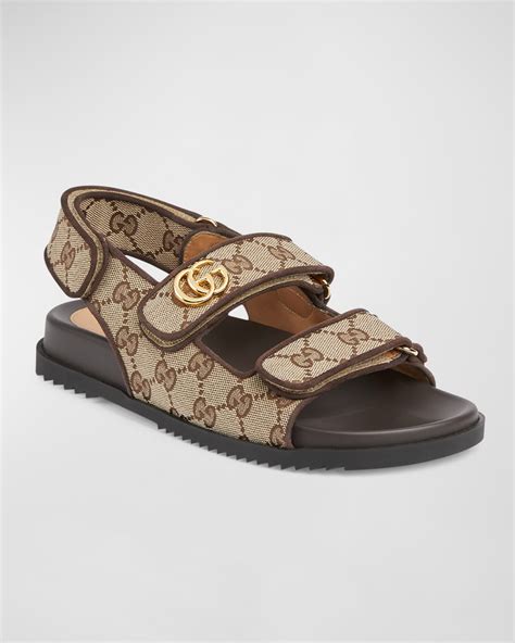 gucci monogram sandals